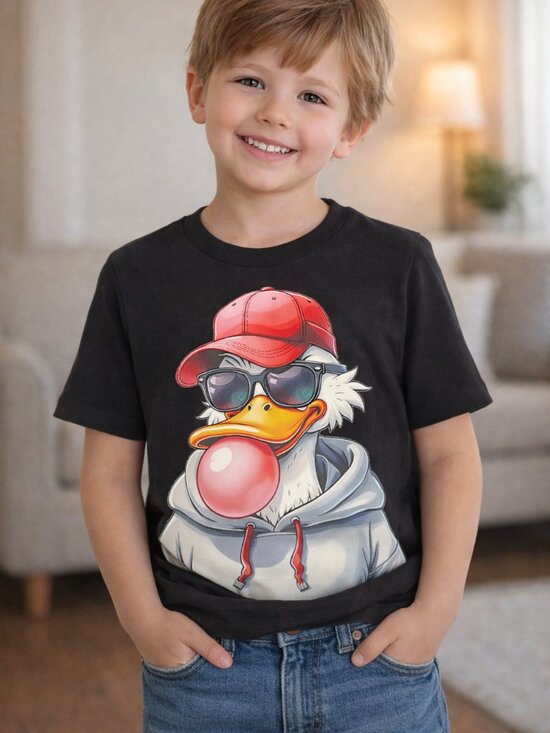 Other - Cool Duck Bubble Pop Tee | Youth XL | DTF Graphic Shirt